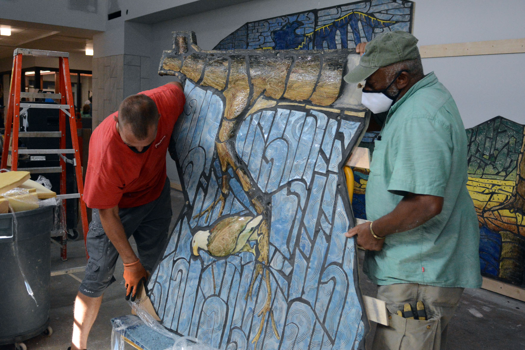 Little Eagle Arts Foundation mural for Baraboo middle school